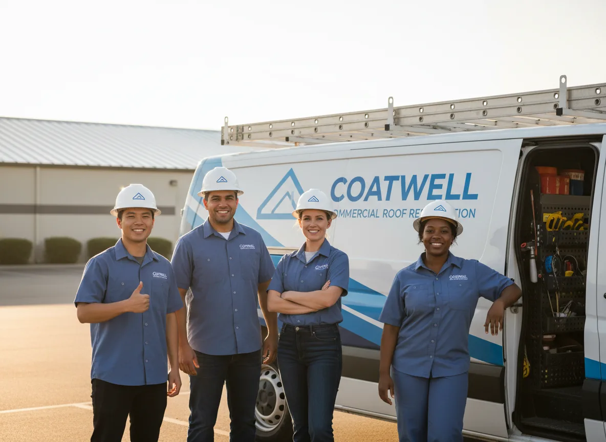Commercial roof coating company in Mcdade, TX